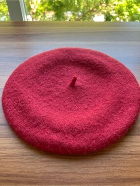 H&M Red Wool Beret